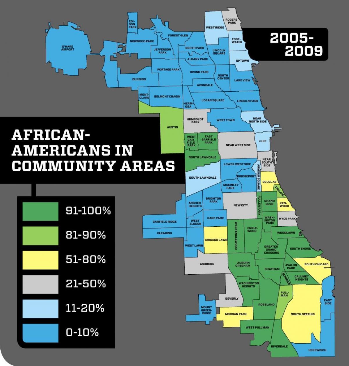 Σικάγο γειτονιά έγκλημα χάρτης