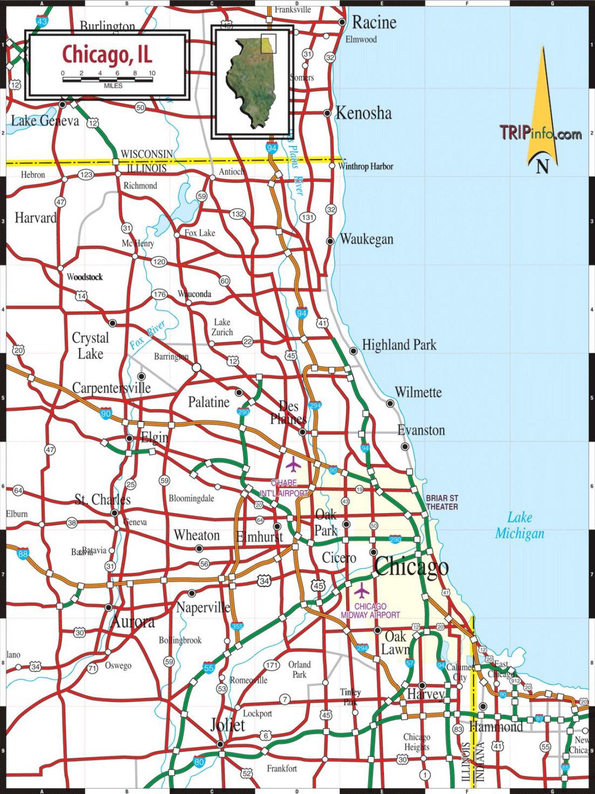 χάρτη του Σικάγο, il