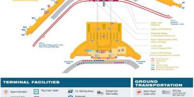 Χάρτης της O Hare terminal 5