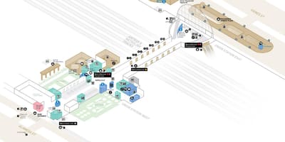Χάρτης της ένωσης σταθμό το Σικάγο