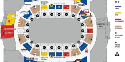 United Center suite χάρτη του Σικάγο